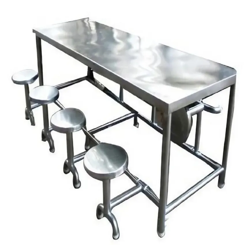 SS Dining Table with Chair